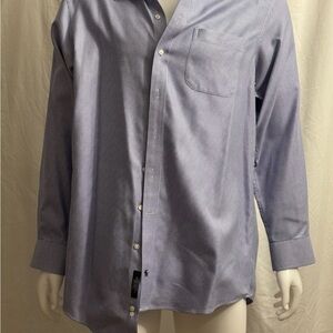 Men's Light Blue Patterned Shirt